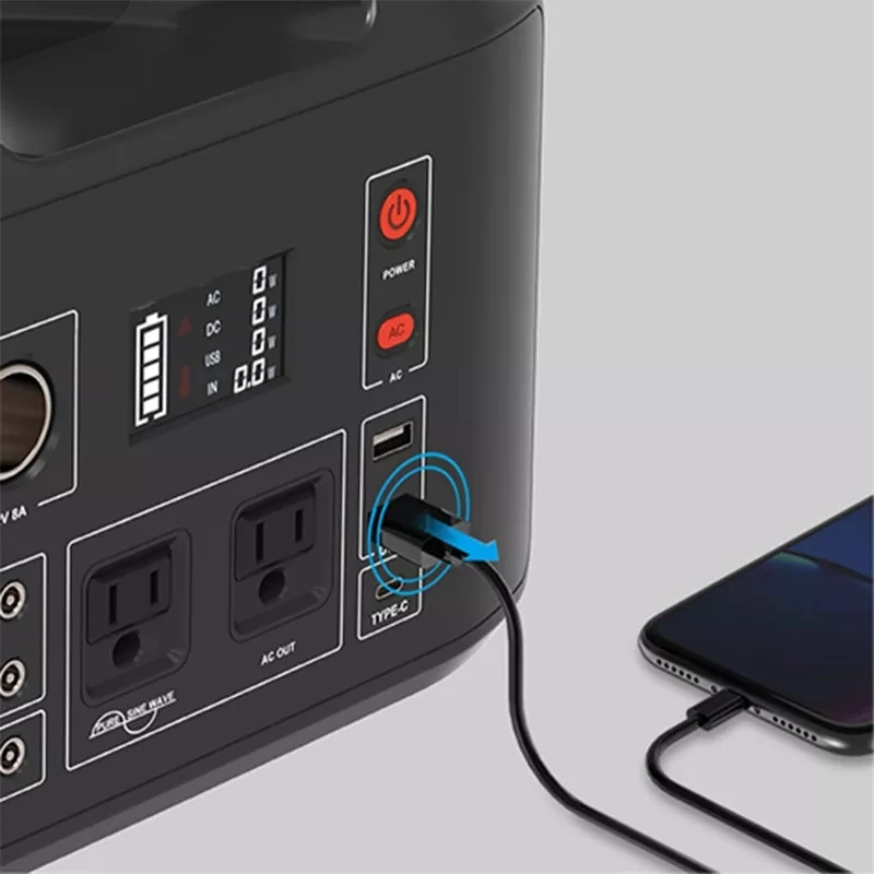 가지고 다닐 수 있는 동력화차를 촬영하는 300W AC/DC/USB/Solar 발전기 전기 시스템 가전 제품 야외 야영