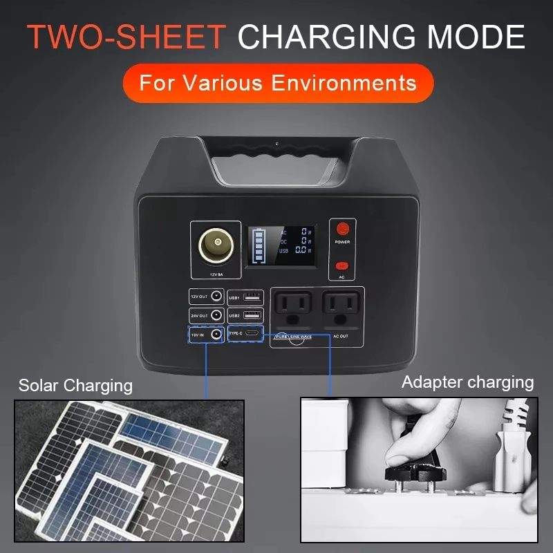가지고 다닐 수 있는 동력화차를 촬영하는 300W AC/DC/USB/Solar 발전기 전기 시스템 가전 제품 야외 야영